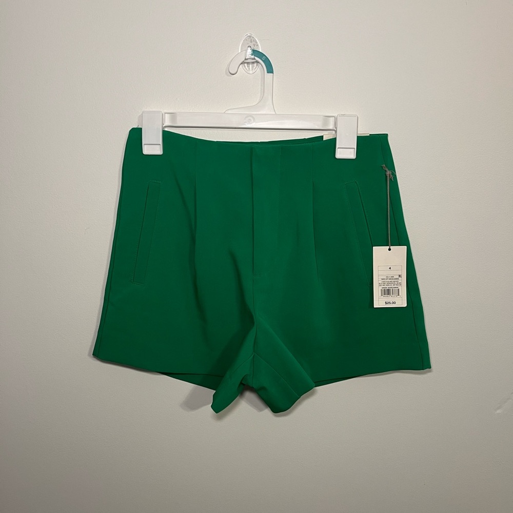 A New Day High Waist Green Women's Shorts